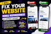 fix your website mobile responsiveness and layout issues