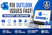 fix outlook issues and microsoft 365 email problems