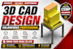 create 3d cad models and mechanical designs in solidworks