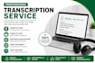 do accurate audio and video transcription