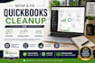 setup and fix quickbooks cleanup for coaches, consultants and agencies