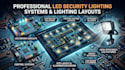 design professional led security lighting systems and lighting layouts
