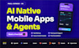 do ai mobile app development, ai chatbot, react native, flutter as ai developer