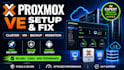 install, configure, proxmox ve server and setup vms on cloud or dedicated server