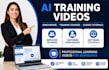 create ai training video, onboarding course training course guided video