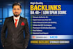 do manual SEO backlinks da 40 plus high authority links