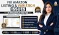 fix amazon listing errors, variations, and suppressed listings
