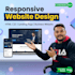 create a responsive modern website using HTML CSS javascript