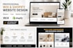 create a high converting wix or shopify website