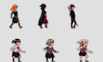 do pixel art character animation sprite 8 direction sprite sprite sheet 8bit
