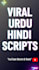 write viral urdu hindi scripts for youtube shorts