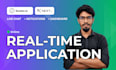 develop a real time web app with socketio, nextjs, and live notifications