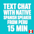 native spanish conversation partner from peru