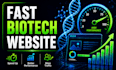 speed up your biotech website and improve google page speed