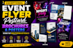 do exceptional event flyer design, postal card design, brochures and posters