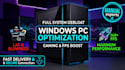 professionally optimize, debloat, and boost fps on your windows PC