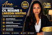 professionally write and improve your CV and linkedin
