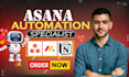 setup asana workflow, hubspot crm, asana automation clickup trello ai automation