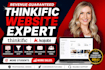 setup thinkfic website setup thinkific elearning to increase students and sales