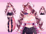 draw and rig live2d model 2d vtuber model live2d vtuber model anime model