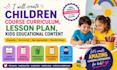 create children course curriculum, lesson plan, kids educational course content