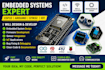 design embedded systems, microcontroller and pcb projects