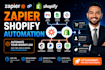 build zapier automation for shopify workflow