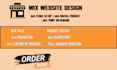 desgin wix website, redesign wix website