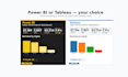 build an interactive power bi or tableau dashboard from your data