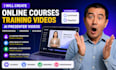 create online courses training video ai presenter with synthesia heygen