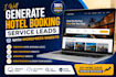 generate hotel booking service leads with wordpress website