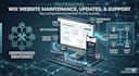 provide professional wix website maintenance updates and support
