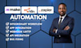 develop ai agents and n8n zapier makecom workflows for automation