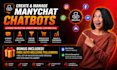 create and manage manychat chatbot