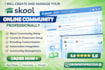 build and manage your skool community, courses automation