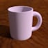 create 3d cup and glass model with realistic animation