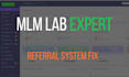 fix and customize MLM lab laravel system, commissions and referral logic