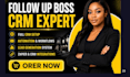 setup follow up boss CRM, fub automation, real estate lead system, kvcore, lofty