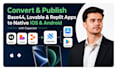 convert publish base44 loveable replit to capacitor native IOS and android app