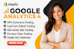 setup google analytics 4 ecommerce tracking, ads conversion tracking by gtm