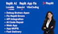 build fix replit ai app replit website lovable ai base44