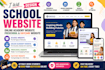 design kindergarten website, academy website, preschool and daycare website