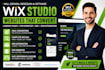 build wix studio landing pages, wix SEO setup, CRM integration, wix cms