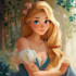 do cute disney cartoon portrait