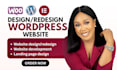 design or redesign wordpress blog website, wordpress website development