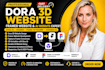 dora 3d website framer website figma to framer, 3d animation dora ai, durable ai