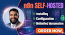 install and configure a secure self hosted n8n server