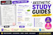 make aesthetic study guides,summaries and notes from your pdf,slides or lectures