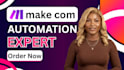 make com automation clickup dashboard, click up automation, made com