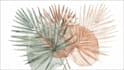 design abstract printable tropical palm leaf wall art